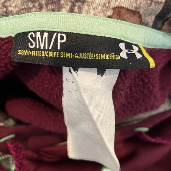 Under Armour Storm Women’s Hooded Sweatshirt SZ Small Camouflage - Picture 11 of 14